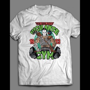 CARTOON HERO CASEY JONES PARODY "VIGILANTE GYM" SHIRT