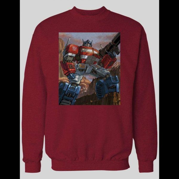TF ROBOTS AUTOBOTS LEADER LEADER OPTIMUSCOMIC ART INSPIRED HOODIE / SWEATSHIRT