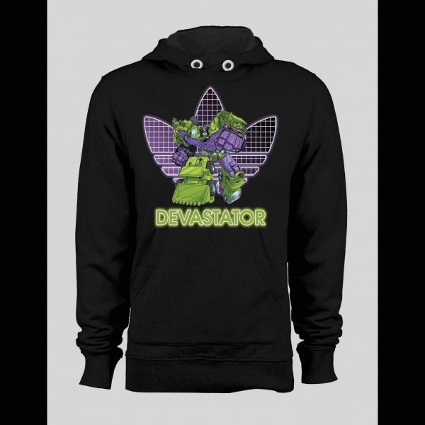 TF ROBOTS DECEPTICON DEVASTATOR ATHLETIC WEAR INSPIRED HOODIE / SWEATSHIRT