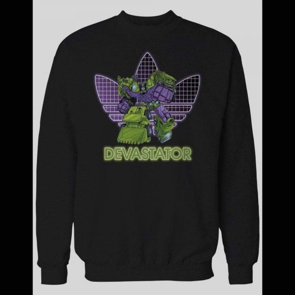 TF ROBOTS DECEPTICON DEVASTATOR ATHLETIC WEAR INSPIRED HOODIE / SWEATSHIRT