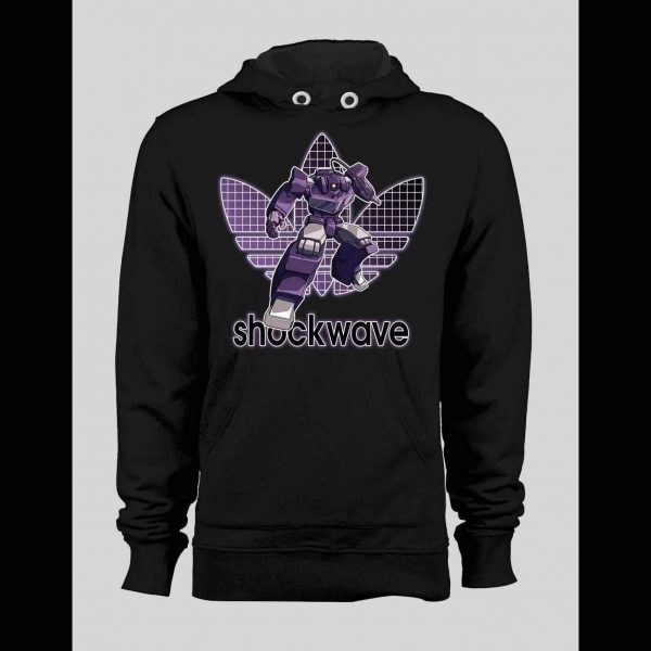 TF ROBOTS DECEPTICON SHOCKWAVE ATHLETIC WEAR INSPIRED HOODIE / SWEATSHIRT