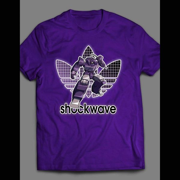 TF ROBOTS DECEPTICON SHOCKWAVE ATHLETIC WEAR INSPIRED SHIRT