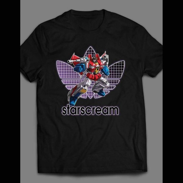 TF ROBOTS DECEPTICON STARSCREAM ATHLETIC WEAR INSPIRED SHIRT