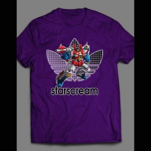 TF ROBOTS DECEPTICON STARSCREAM ATHLETIC WEAR INSPIRED SHIRT