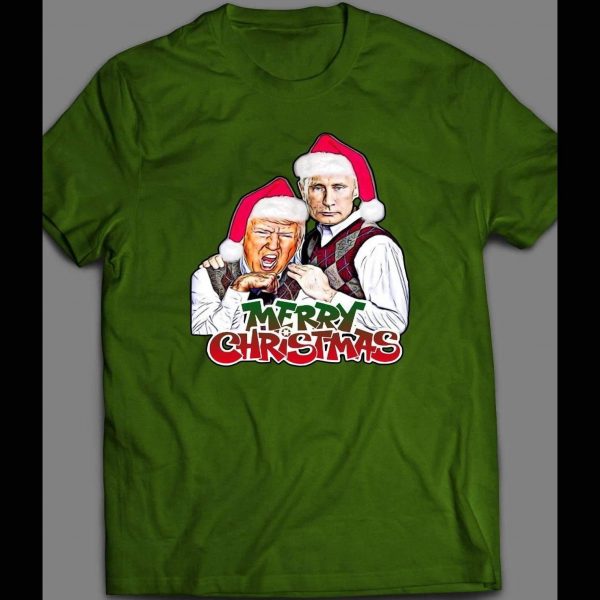TRUMP AND PUTIN MERRY CHRISTMAS SHIRT