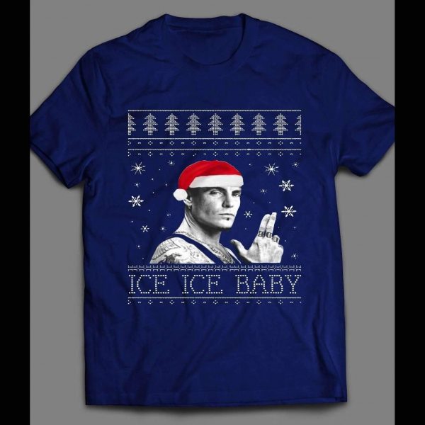 VANILLA ICE "ICE ICE BABY" CHRISTMAS SHIRT