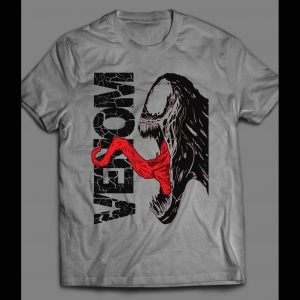 VENOM VICIOUS FACE COMIC ART SHIRT