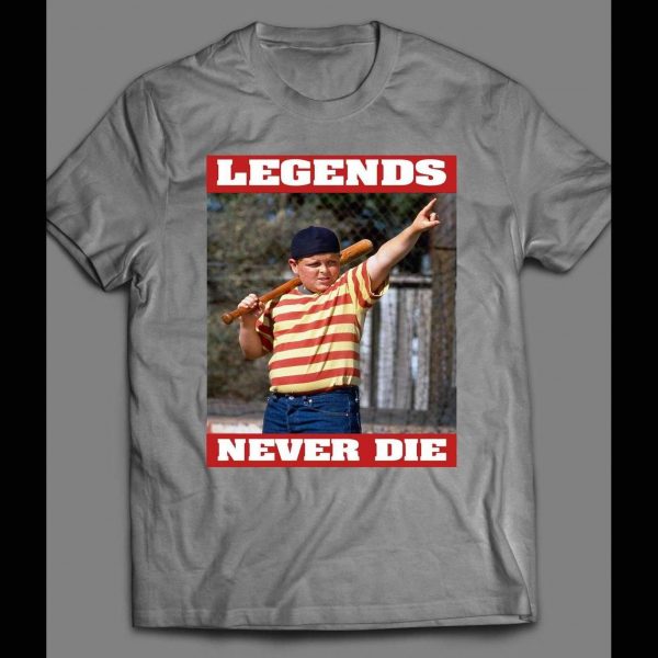 VINTAGE THE SANDLOT LEGENDS NEVER DIE SHIRT