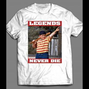 VINTAGE THE SANDLOT LEGENDS NEVER DIE SHIRT