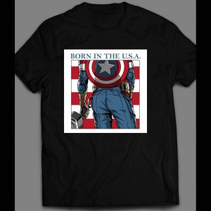 CAPTAIN AMERICAN BORN IN THE USA SHIRT