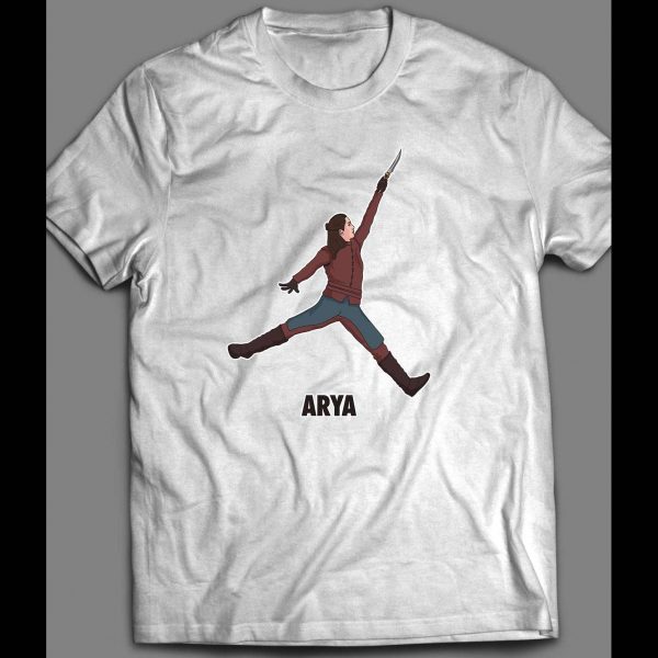 G.O.T. ARYA JUMP MAN PARODY SHIRT
