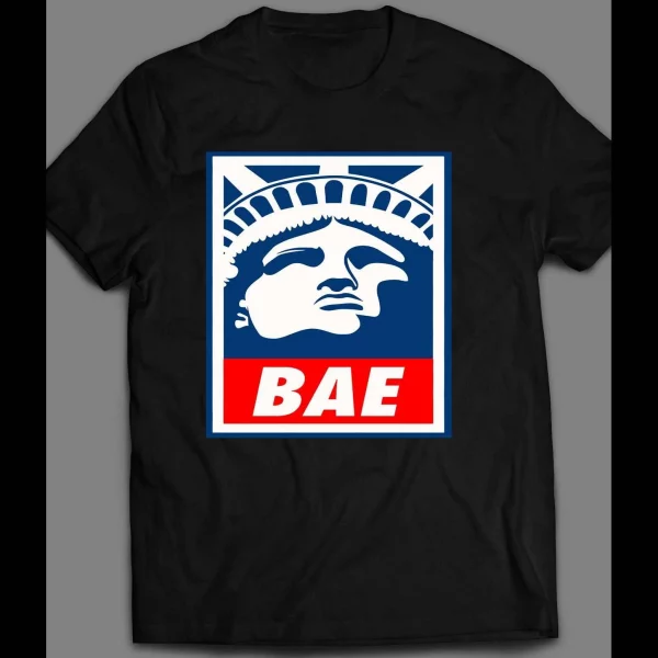 STATUE OF LIBERTY & OBEY MASHUP OLDSKOOL CUSTOM ARTWORK SHIRT