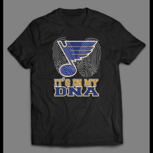 YOUTH SIZE ST. LOUIS HOCKEY IT'S IN MY DNA ART KIDS SHIRT