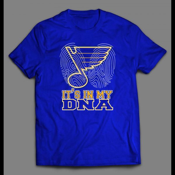 YOUTH SIZE ST. LOUIS HOCKEY IT'S IN MY DNA ART KIDS SHIRT