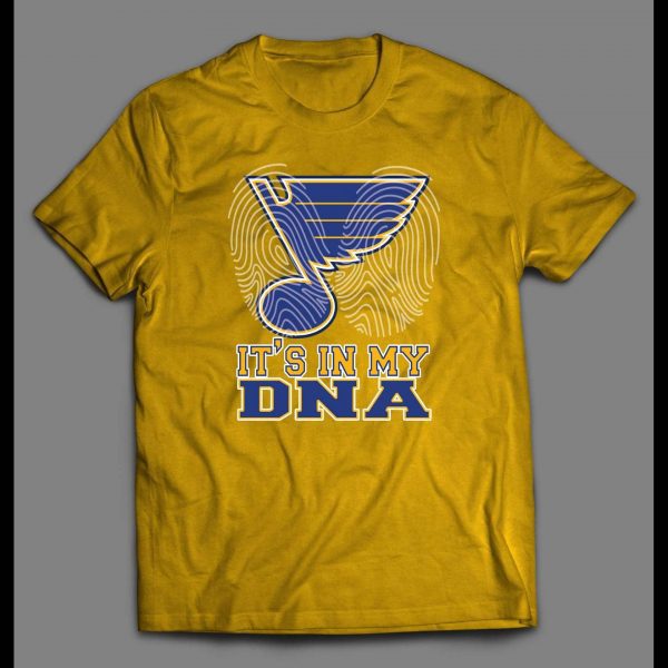 YOUTH SIZE ST. LOUIS HOCKEY IT'S IN MY DNA ART KIDS SHIRT
