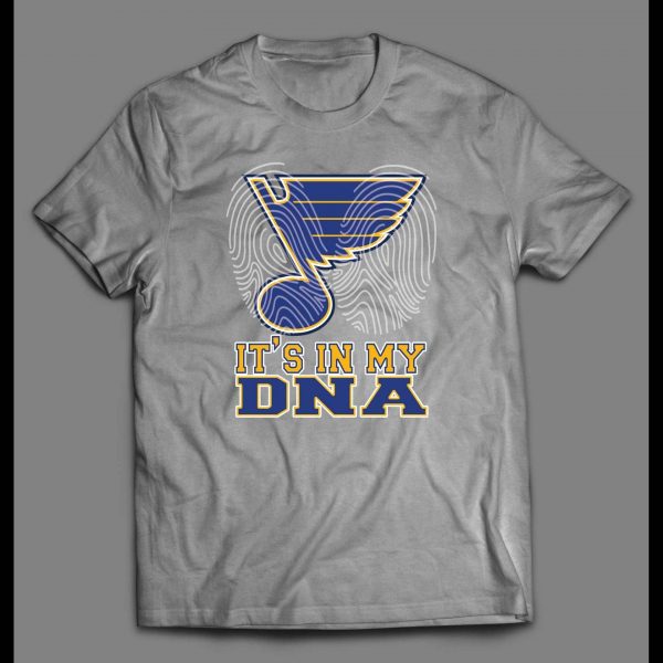 YOUTH SIZE ST. LOUIS HOCKEY IT'S IN MY DNA ART KIDS SHIRT