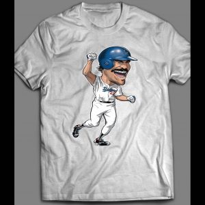 WALK OFF HOMER KIRK CARTOON BASEBALL SHIRT