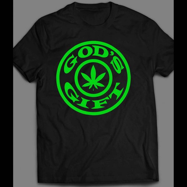 STONERS "GOD'S GIFT" PLANT LEAF SHIRT