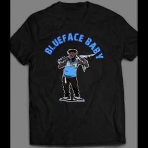 RAPPER BLUEFACE HIP HOP CARTOON ART SHIRT