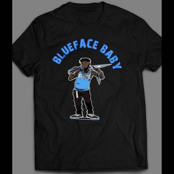 RAPPER BLUEFACE HIP HOP CARTOON ART SHIRT