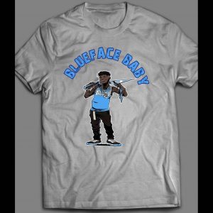 RAPPER BLUEFACE HIP HOP CARTOON ART SHIRT