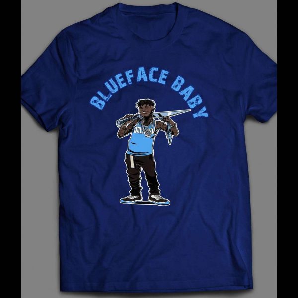 RAPPER BLUEFACE HIP HOP CARTOON ART SHIRT