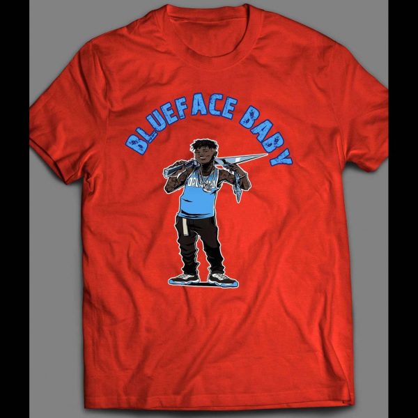 RAPPER BLUEFACE HIP HOP CARTOON ART SHIRT