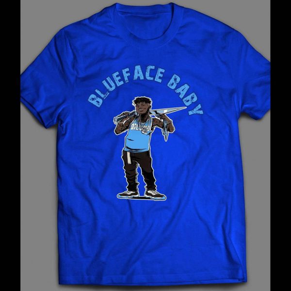 RAPPER BLUEFACE HIP HOP CARTOON ART SHIRT