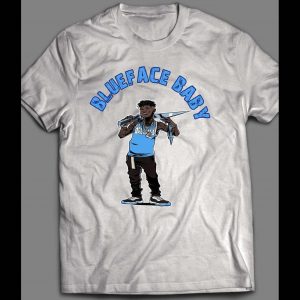 RAPPER BLUEFACE HIP HOP CARTOON ART SHIRT