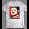 ACTIVIST MARTIN LUTHER KING JR INSPIRED DISOBEY POSTER ART SHIRT