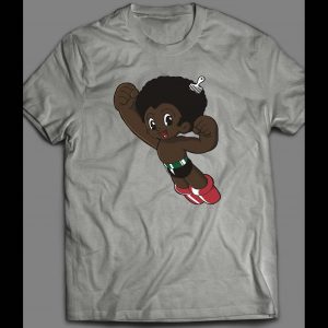 AFRO BOY ASTROBOY PARODY COMIC BOOK CHARACTER PARODY SHIRT