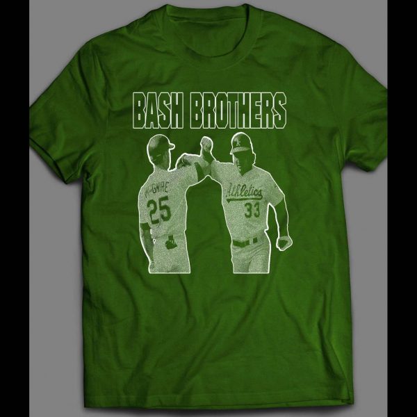 THE BASH BROTHERS MARK MCGWIRE & JOSE CANSECO BASEBALL INSPIRED SHIRT