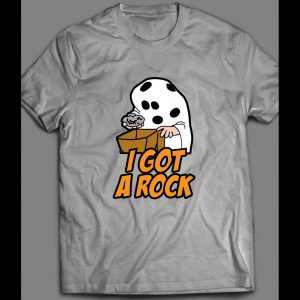 PEANUT'S HALLOWEEN OLDSKOOL "I GOT ROCKS" RARE ART SHIRT