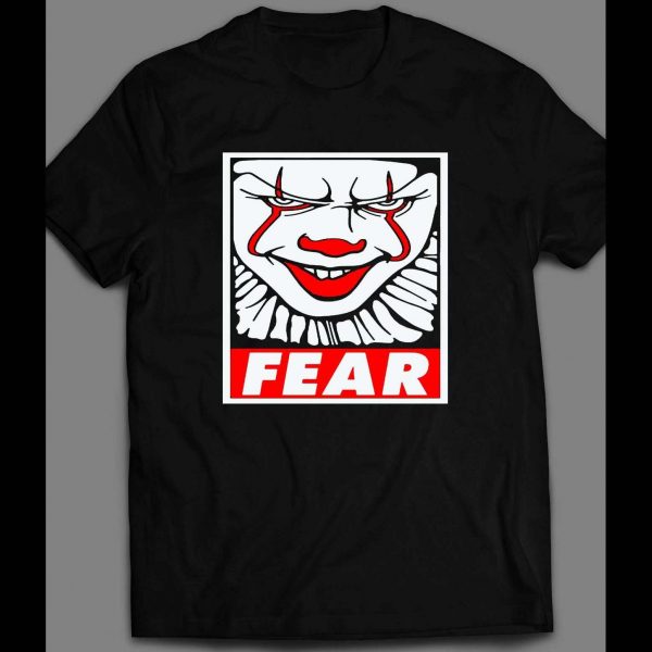 OBEY PARODY PENNYWISE "FEAR" HALLOWEEN SHIRT