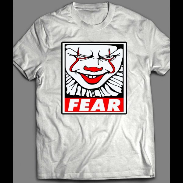 OBEY PARODY PENNYWISE "FEAR" HALLOWEEN SHIRT