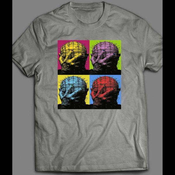 HELL RAISER PIN HEAD POP ART HALLOWEEN SHIRT