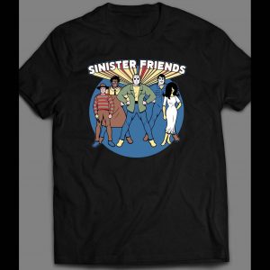 THE SINISTER FRIENDS 80s CARTOON PARODY HALLOWEEN SHIRT