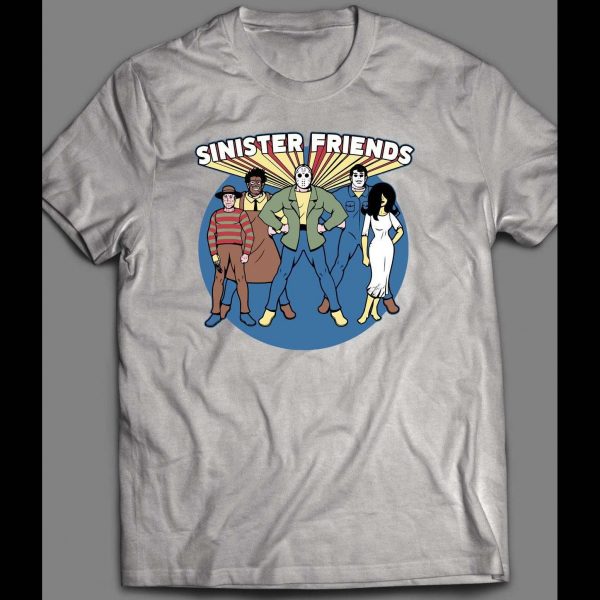 THE SINISTER FRIENDS 80s CARTOON PARODY HALLOWEEN SHIRT