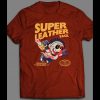 SUPER LEATHER FACE X RETRO VIDEO GAME PARODY HALLOWEEN SHIRT