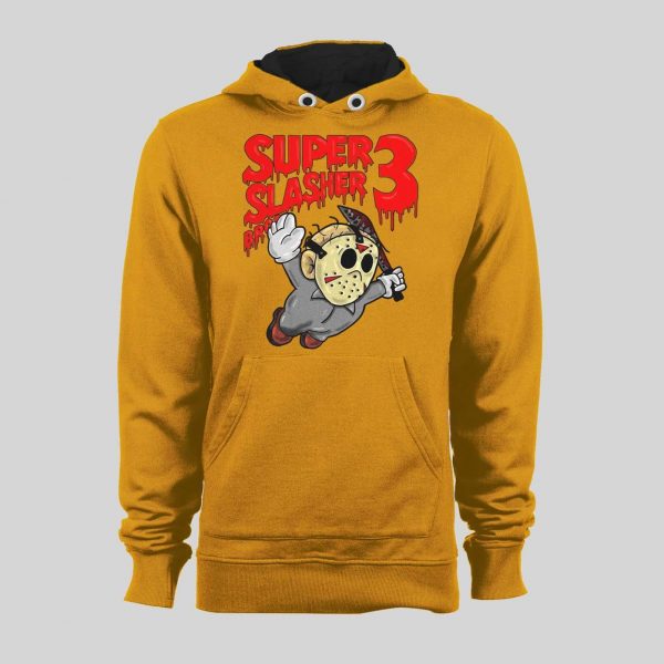 SUPER SLASHER BROS 3 X RETRO GAME STYLE HALLOWEEN HOODIE / SWEATSHIRT