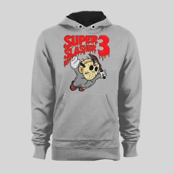 SUPER SLASHER BROS 3 X RETRO GAME STYLE HALLOWEEN HOODIE / SWEATSHIRT