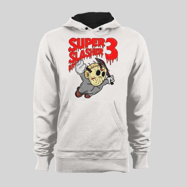 SUPER SLASHER BROS 3 X RETRO GAME STYLE HALLOWEEN HOODIE / SWEATSHIRT