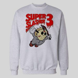 SUPER SLASHER BROS 3 X RETRO GAME STYLE HALLOWEEN HOODIE / SWEATSHIRT