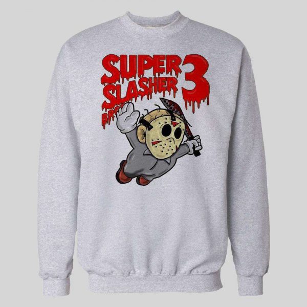 SUPER SLASHER BROS 3 X RETRO GAME STYLE HALLOWEEN HOODIE / SWEATSHIRT