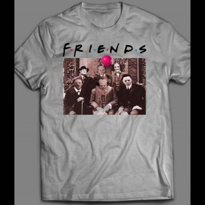 HORROR MOVIE SERIAL KILLERS FRIENDS PARODY HALLOWEEN SHIRT