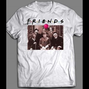 HORROR MOVIE SERIAL KILLERS FRIENDS PARODY HALLOWEEN SHIRT