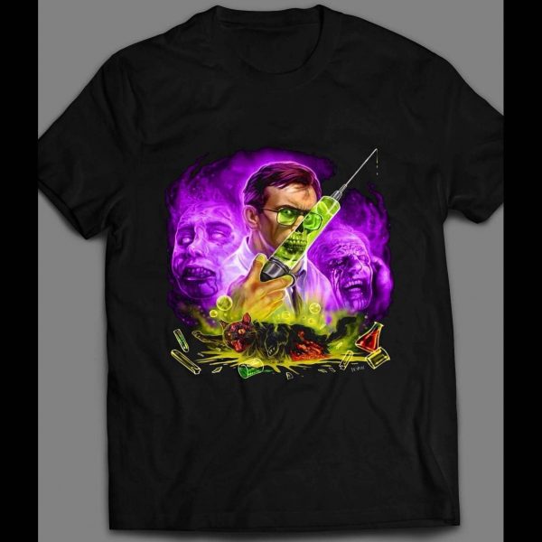 HALLOWEEN THE REANIMATOR CUSTOM ART FRONT PRINT SHIRT