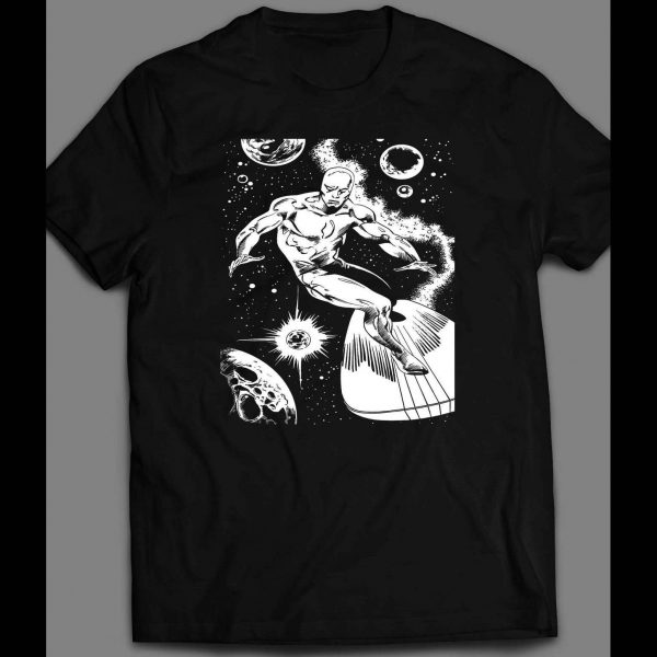 THE SILVER SURFER COMIC BOOK ART SHIRT
