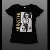 LADIES STYLE THE MUNSTER’S LILY MUNSTER MODELING HALLOWEEN RARE DESIGN SHIRT
