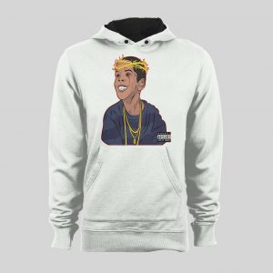 RAPPER FLYGOD ALBUM COVER ART CUSTOM DESIGN FULL FRONT SWEATSHIRT / HOODIE